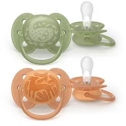 Philips Avent Ultrasoft SCF093/06 18+m Schnuller Neutral 2 St.