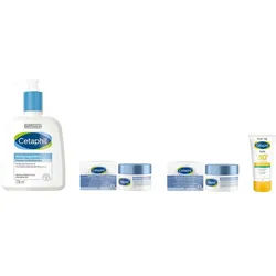 Cetaphil Pflegeset: Tag & Nacht pflegen, reinigen & UV-Schutz