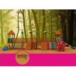 JVmoebel Spielturm Spielplatz für Kinder mit Rutschen Kletterwand Outdoor Aktivitäten, Made in Europa bunt