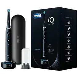 Oral-B - Elektrische Zahnbürste 'iO Series 10 + Lade-Reiseetui' in Schwarz 1 St