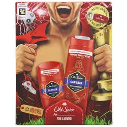 Old Spice Pflege-Geschenkset Old Spice Captain Geschenkset Deo Stick 50ml & 3in1 Duschgel 250ml