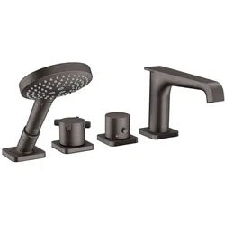 hansgrohe Wannenarmatur Axor Citterio E 4-Loch Wannenrandarmatur mit Thermostat