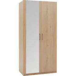 priess Drehtürenschrank Lindau braun 94 cm x 193 cm x 54 cm