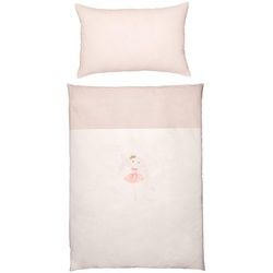 Patinio Babybettwäsche , Pink , Textil , Prinzessin , 100x135 cm , Oeko-Tex® Standard 100 , atmungsaktiv, saugfähig, weiche und anschmiegsame Oberfläche , Schlafen, Babybettausstattung, Babybettwäsche