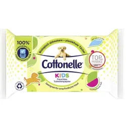 Cottonelle® feuchtes Toilettenpapier Kids, sanfte Feuchttücher für Kids ab drei, 1 Nachfüllpackung = 42 Stück