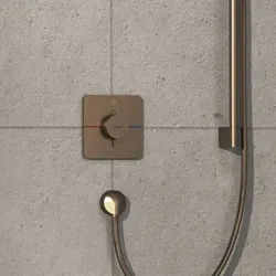 hansgrohe ShowerSelect Comfort Q Thermostat 15581140 UP, für 1 Verbraucher, brushed bronze
