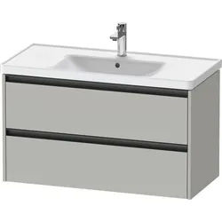 Duravit Ketho.2 Waschtischunterbau wandhängend Betongrau Matt 984x455x549 mm - K25284007070000 K25284007070000