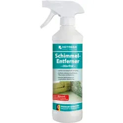 HOTREGA® Schimmel-Entferner - chlorfrei, Hochwirksamer Aktivreiniger zur Schimmelentfernung, 500 ml - Sprühflasche