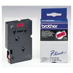 Brother Druckerband P-touch TC 401 red/black (12 mm)