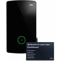 ABL 100000202 Wallbox eM4 Single eichrechtskonform, Controller, 22 kW, Typ 2 Steckdose verriegelbar, reev ready