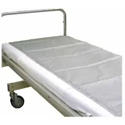 Metalline® Betttuch, aluminiumbeschichtet, steril, Sehr glatte Bettschutzunterlage aus aluminisiertem Vlies, 1 Stück, Maße: 2,5 m x 73 cm