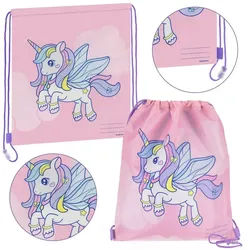 Sarcia.eu Turnbeutel Einhorn, Turnbeutel 39x33 cm rosa