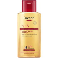 Eucerin pH5 Duschöl – Rückfettende Reinigung für trockene, strapazierte Haut mit natürlichen Pflegeölen Öl 200 ml Unisex 200 ml Öl