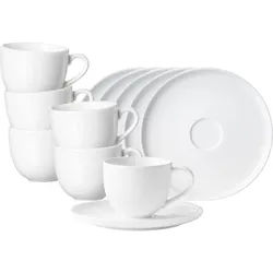 Ritzenhoff & Breker Kaffeetassen mit Untertassen Skagen 220 ml 6er Set