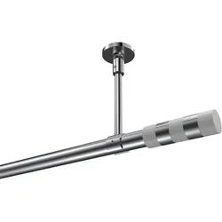 GARDINENSTANGE Sonette Mavell 400 cm (geteilt in 2 x 200 cm), 1-läufig, 20 mm Ø Chrom