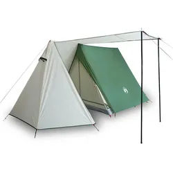 vidaXL Kuppelzelt Campingzelt 3 Personen Grün Wasserfest, (1 tlg) grün