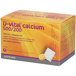 D-Vital Calcium 500/200 Orange