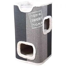 TRIXIE Cat Tower Jorge, 78 cm, anthrazit / lichtgrau / grau
