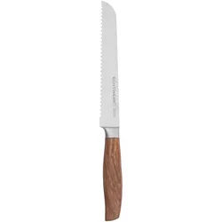 Echtwerk Brotmesser , Holz , Rosenholz , 34 cm , rostfrei, ergonomischer Griff, extrem scharf , Küchenmesser, Brotmesser