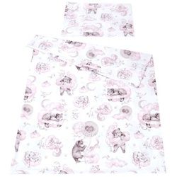BabyLux Kinderbettwäsche BABYLUX Kinderbettwäsche 2Tlg. 100 x 135 cm Bettwäsche Bettbezug Baby, 128. Bär Rosa weiß