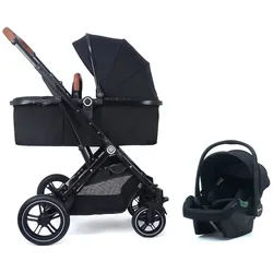 Pixini Kombi-Kinderwagen Pixini Lania Kinderwagen 3in1 Set schwarz