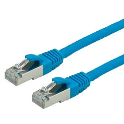 VALUE Patchkabel Cat.6 (Class E) S/FTP (PiMF), LSOH, blau, 10 m