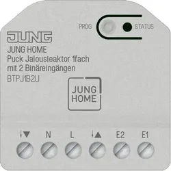Jung BT P J1 B2 U JUNG HOME Puck Jalousieaktor 1-fach m.2 Binäreingängen