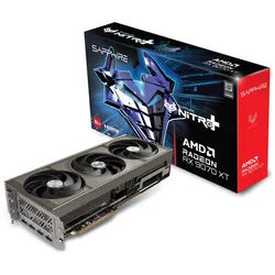SAPPHIRE NITRO+ AMD RADEON RX 9070 XT GAMING OC Grafikkarte - 16GB GDDR6, 2x HDMI, 2x DP