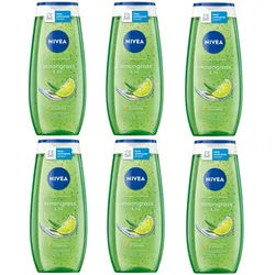 Nivea Duschgel Lemongrass & Oil 6 x 250ml, 6-tlg., pH-Hautneutral