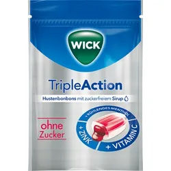 Wick TripleAction Menthol & Cassis o.Zucker Bon. 72 g