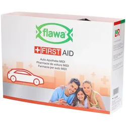 flawa Auto-Apotheke Midi Bag rot