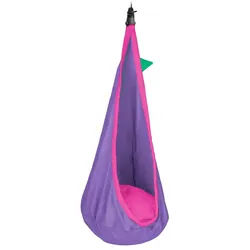 Kinderhängesessel Hanging Nest Grün/Lila/Pink