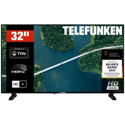 Telefunken XH32TP900S LCD-LED Fernseher (80 cm/32 Zoll, HD-ready, Smart TV powered by TiVo, Smart TV powered by TiVo, HDR, Triple-Tuner, 6 Monate HD) schwarz