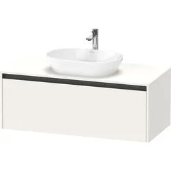 Duravit Ketho.2 Konsolenwaschtischunterbau wandhängend Weiß Supermatt 1200x550x459 mm - K24887084840 K24887084840000