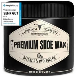 URBAN FOREST Schuhcreme Schuhwachs mit Bienenwachs & Avocado-Öl 250ml Schuhcreme (1 St)