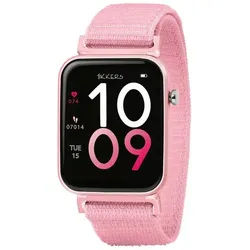 Tikkers Tikkers Smart Watch Series 13 Fabric Strap Smartwatch Set rosa