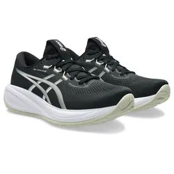 Laufschuh ASICS "GEL-CUMULUS 28", Damen, Gr. 42,5, schwarz, weiß, Synthetik, Schuhe Laufschuh, sportlicher Stil, leicht profiliertes Laufsohlenprofil, Schnürung