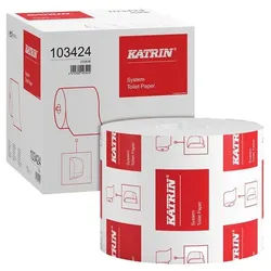 Katrin Toilettenpapier Großrolle Basic 2-lagig, 16 Rollen mehrfarbig