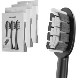 Zahnheld Bürstenkopf Basic Medium schwarz (9 Stück) - mittelharte Wechselk√∂pfe Zahnbürste 3 St