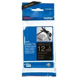 TZe R334 - Gold On Black - Roll (1.2 cm x 4 m)