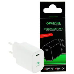 PATONA Premium PD20W Adapter Weiß 5V/3A USB-C