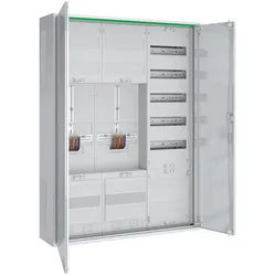 ABN ABNRS307Z0012 Zählerschrank 3Pkt, 2Z, 1V, 1APZ, HLAK, IP44, SKII, 5-polig, BxHxT 800x1100x210 mm, weiß