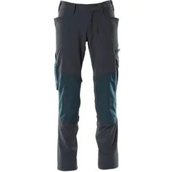 MASCOT Herren Hose mit Knietaschen ACCELERATE Schwarzblau 56 - 18179-511-010-82C56 - Schwarzblau
