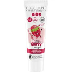 LOGONA Zahnpasta Logodent Kids Happy Berry Zahngel, 75 ml