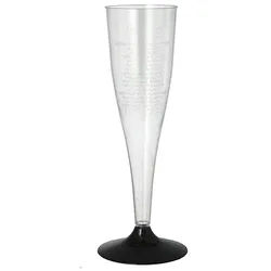 Starpak 12 X 5 Stiel-Gläser für Sekt, PS 0,1 l Ø 5 cm · 17,5 cm glasklar