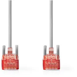 Nedis CCGL85230GY05 Netzkabel, CAT6-Netzwerkkabel, CAT6-Netzwerkkabel, RJ45-Stecker, U/UTP, Heimnetzwerk-Anschluss, flexible Nutzung grau