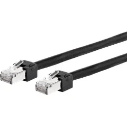 BTR 13084V1000-E - Patchkabel RJ45 Cat.6 S/FTP 1 m schwarz