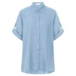Blouse en lin Riani bleu