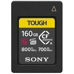 Sony Tough CFexpress Karte Typ A R 800 MB/S / W 700 MB/S 160 GB