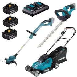 Makita Garten-Set 3 | 18 V Akku-Gartengeräte 7-teilig